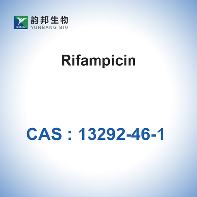 Rifampicin CAS 13292-46-1 matières premières antibiotiques saupoudrent MF C43H58N4O12