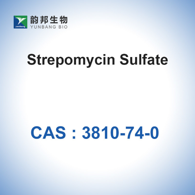 CAS 3810-74-0 matières premières d'antibiotique de sulfate de streptomycine