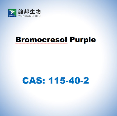 CAS 115-40-2 Bromocérosol Bio-réactif violet adapté à l'indicateur, teneur en colorant de 90%