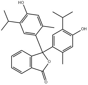 Réactif ACS à base de thymolphtaleine, teneur en colorant de 95% CAS 125-20-2