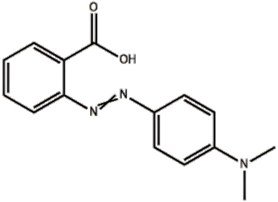 Sel de sodium rouge méthyle CAS 493-52-7 Réactif ACS, cristallin