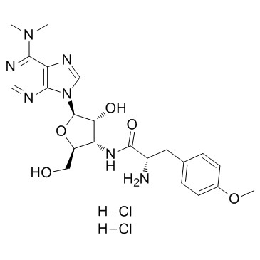 CAS# 58-58-2 Puromycine dihydrochlorure réactifs biochimiques