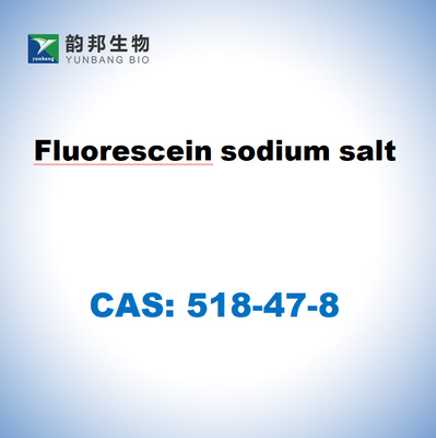 Bioréactif du sel de sodium de fluoresceine, adapté à la fluorescence CAS 518-47-8