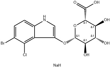 CAS 129541-41-9 Sel de sodium de 5-bromo-4-chloro-3-indolyl-bêta-D-glucuronide, X-GlcA/X-gluc
