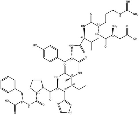 CAS 4474-91-3 ANGIOTENSIN II, RÉACTIONS HUMANES pour les sciences de la vie
