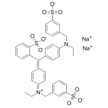 CAS 3844-45-9 Sel disodique d'Érioglaucine - réactifs pour les sciences de la vie